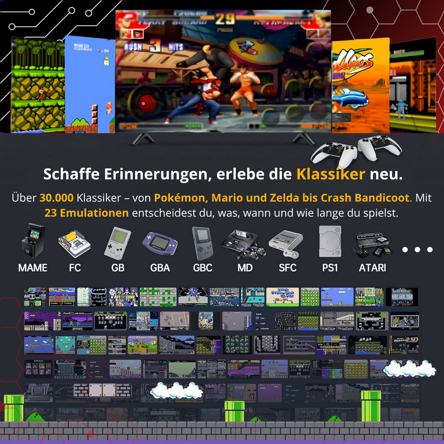 CorePlay Stick™ | 30.000 Legendäre Games in einem Leistungsstarken Stick
