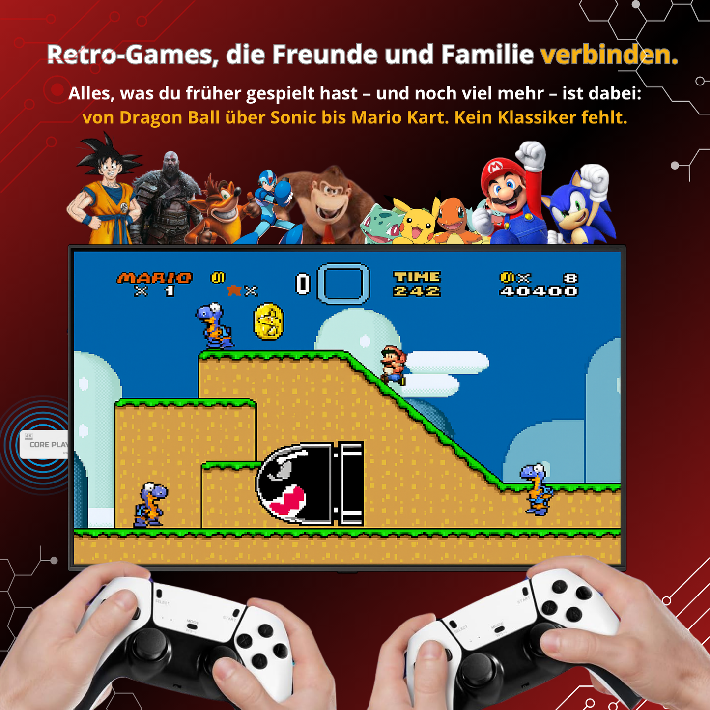 CorePlay Stick™ | 30.000 Legendäre Games in einem Leistungsstarken Stick