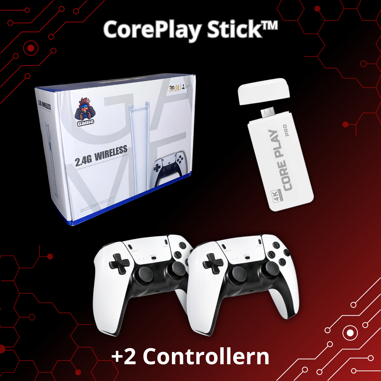 CorePlay Stick™ | 30.000 Legendäre Games in einem Leistungsstarken Stick