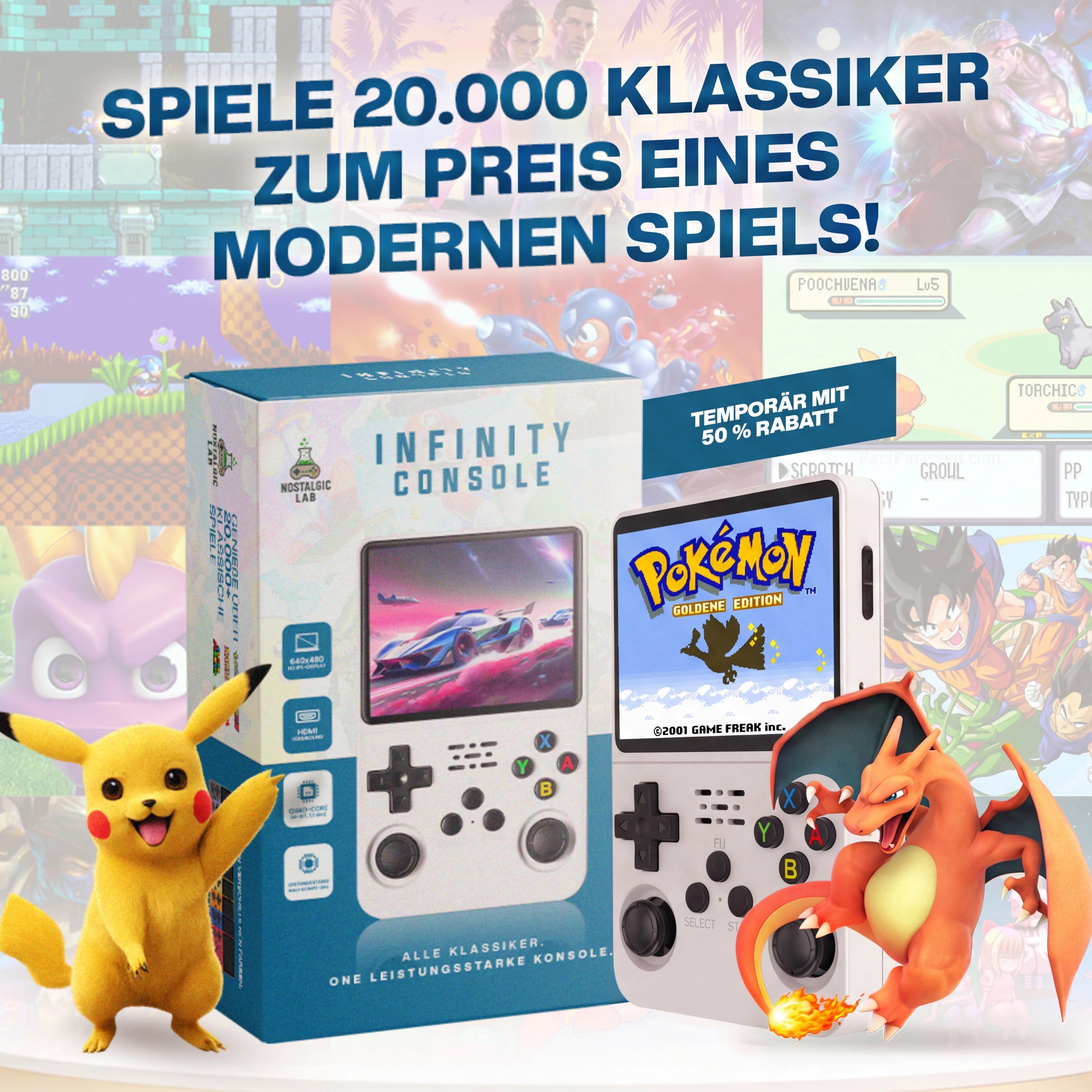 Infinity Console™ | Alles in einem Retro Gaming