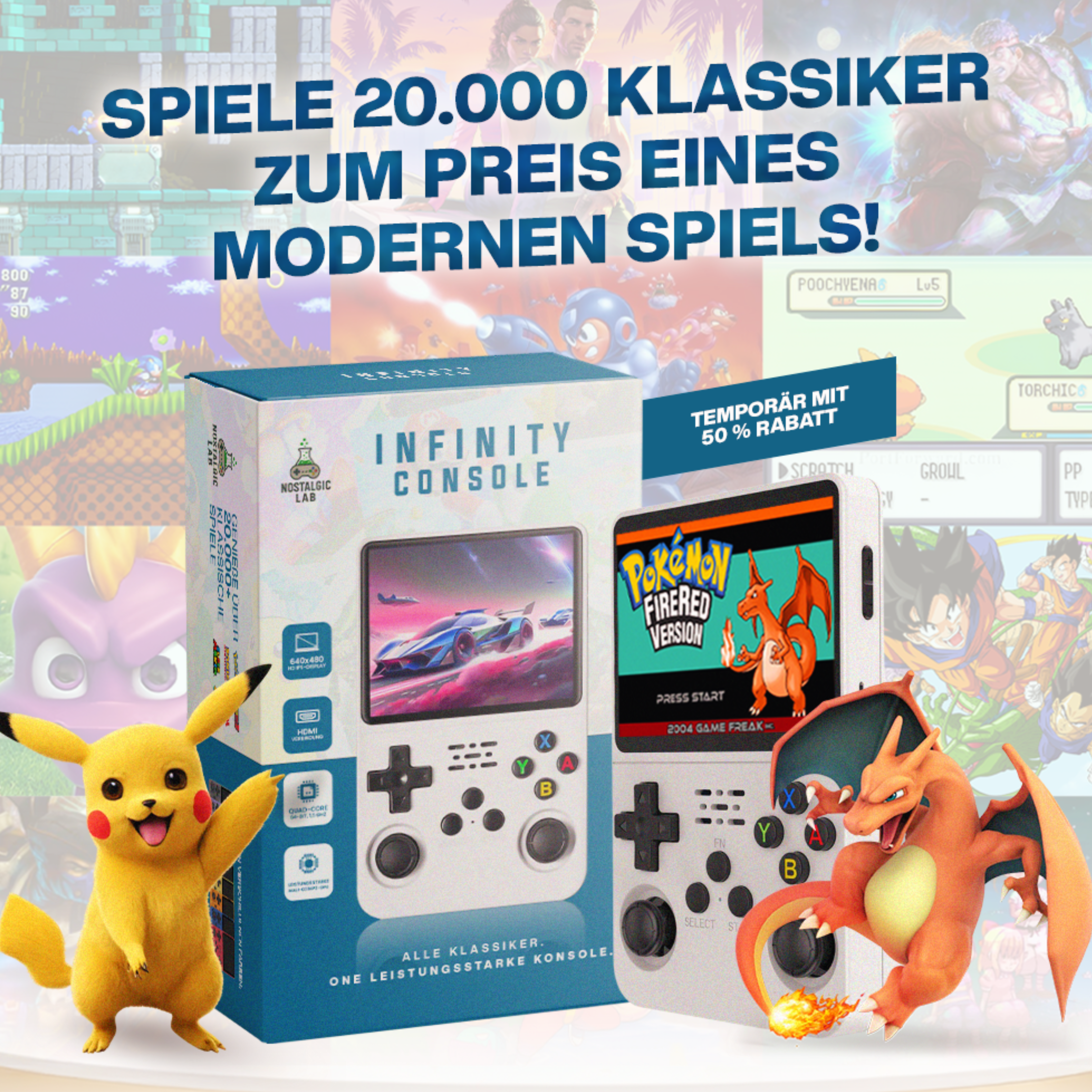 Infinity Console™ | Alles in einem Retro Gaming